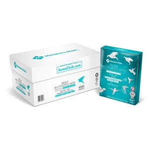 Member's Mark Multipurpose Paper, 8.5 x 11", 96 Bright, 20 lbs., 8 Reams (4,000 sheets)